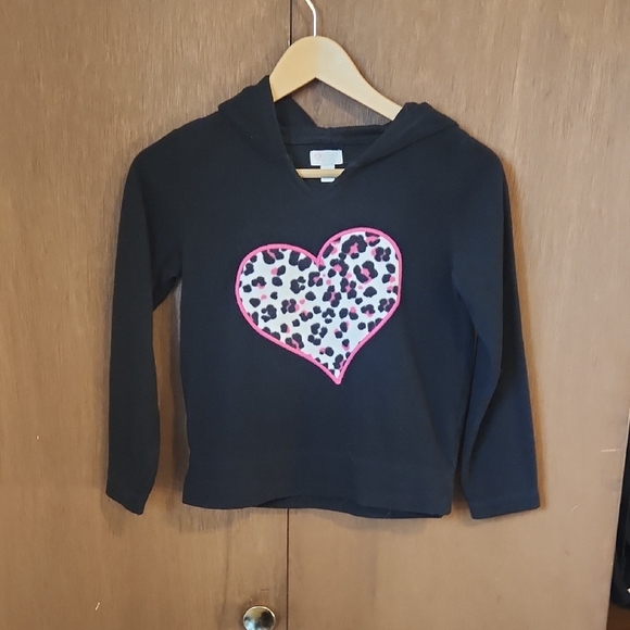 Place Black and Multicolor Heart and Stripe Hoodies - Picture 5 of 5
